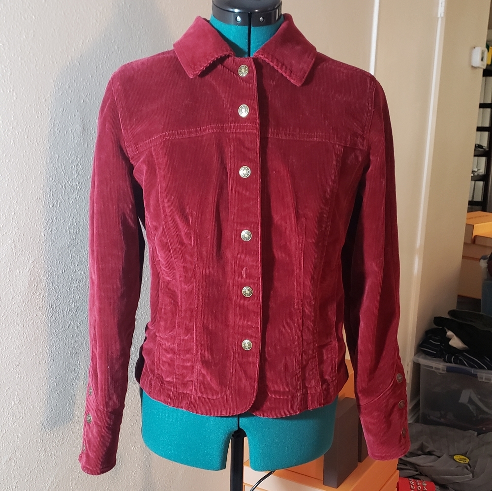 red blazer